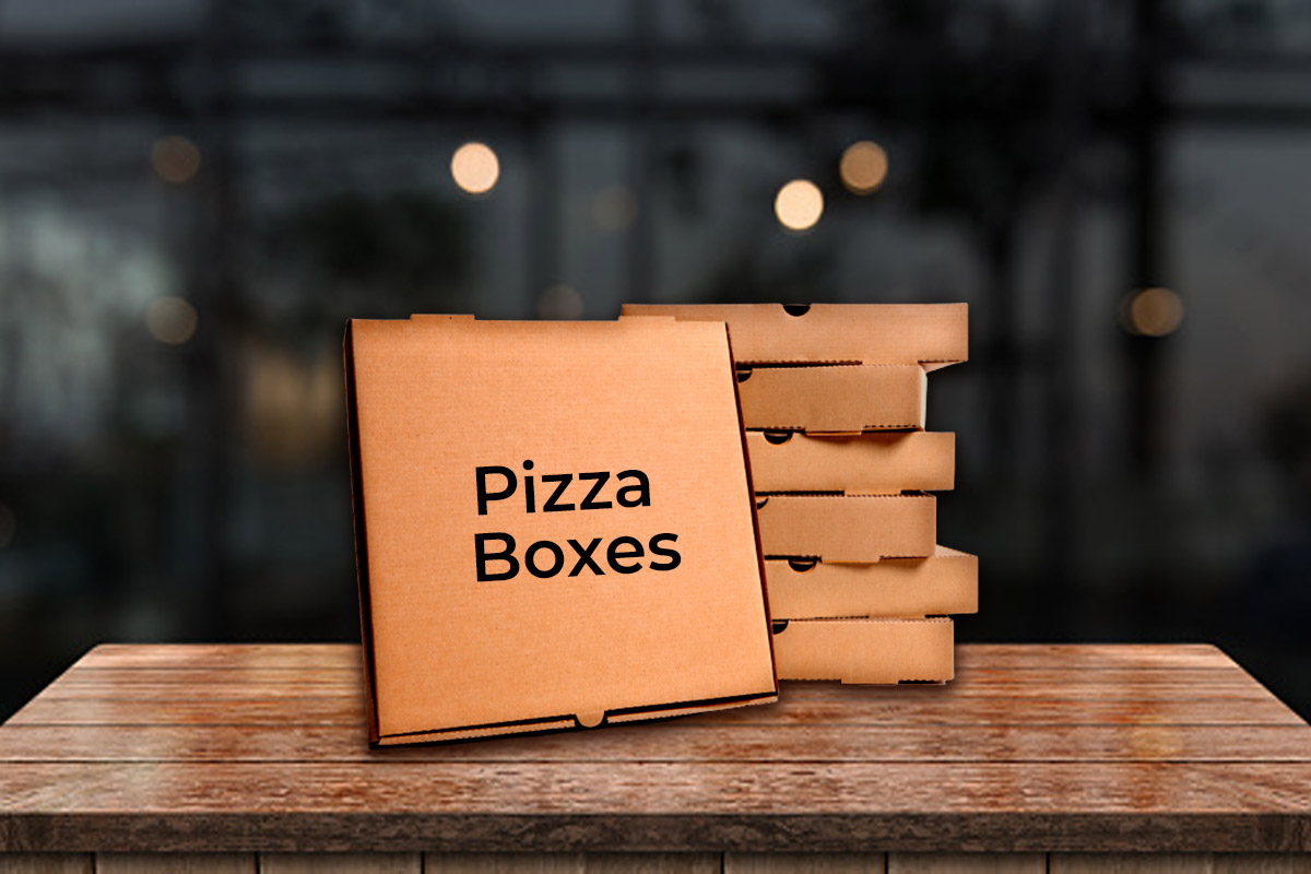 Simple pizza boxes